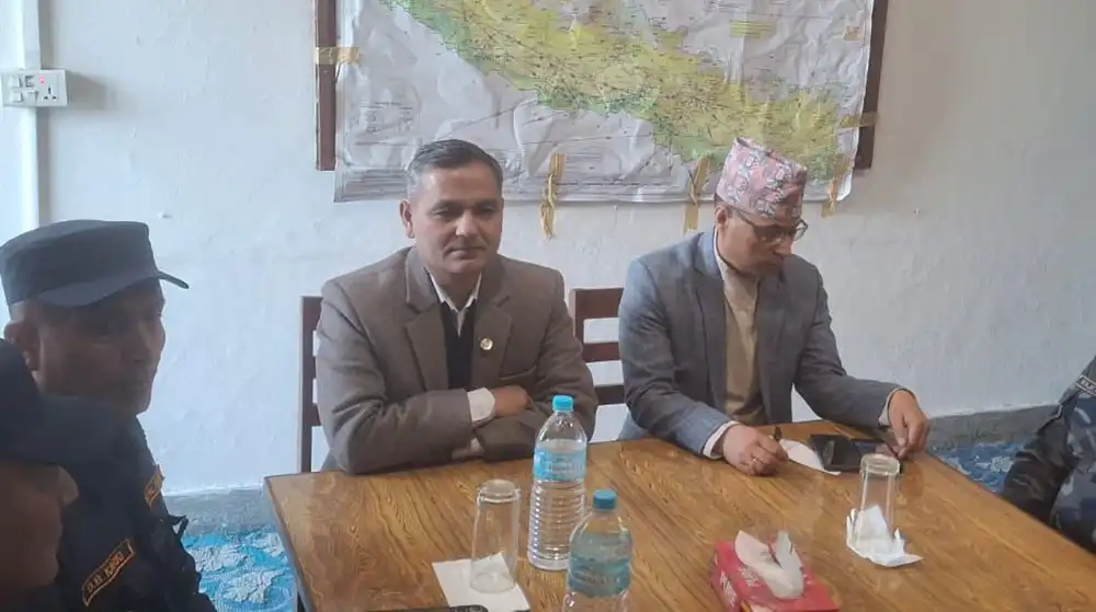 चुनावी तयारीबारे गृहमन्त्रीको स्थलगत अनुगमन