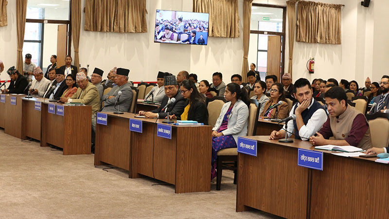 प्रतिनिधि सभा बैठक बस्दै