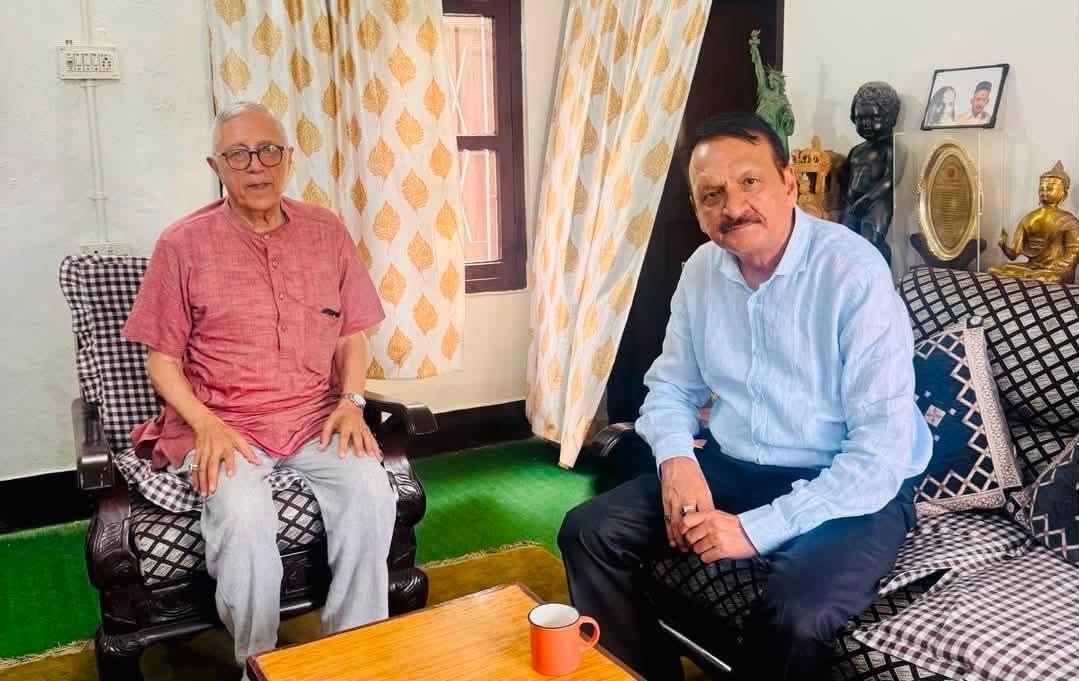 विराटनगरमा शेखर–महत भेट, आगामी गतिविधिबारे छलफल