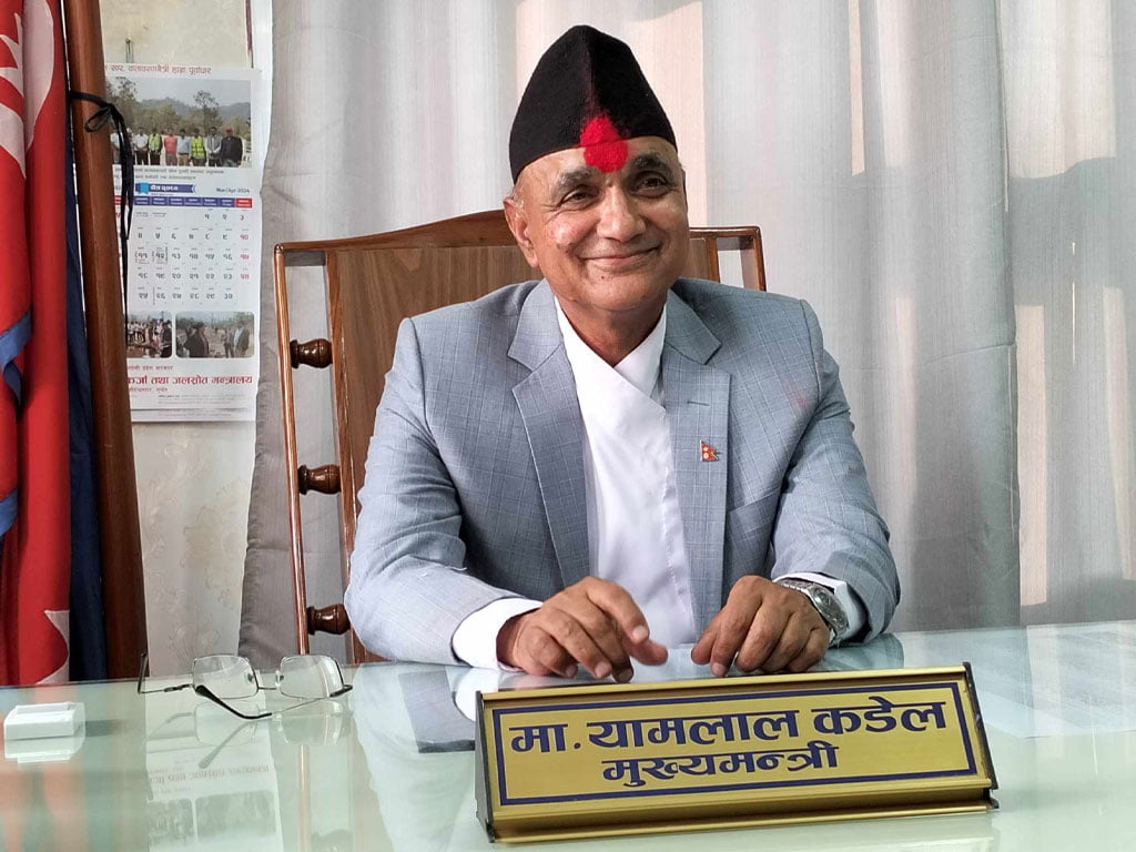 कर्णाली प्रदेशका मुख्यमन्त्री कँडेलद्वारा राजीनामा