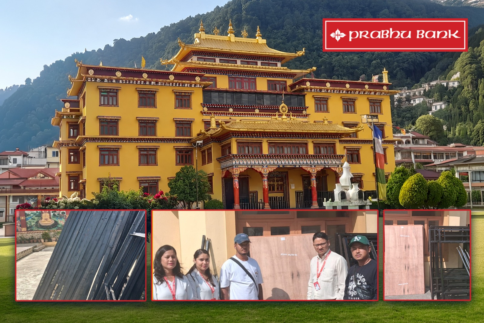 प्रभु बैंकद्धारा विपद्बाट प्रभावित परिवारहरुका लागी बंक बेड हस्तान्तरण