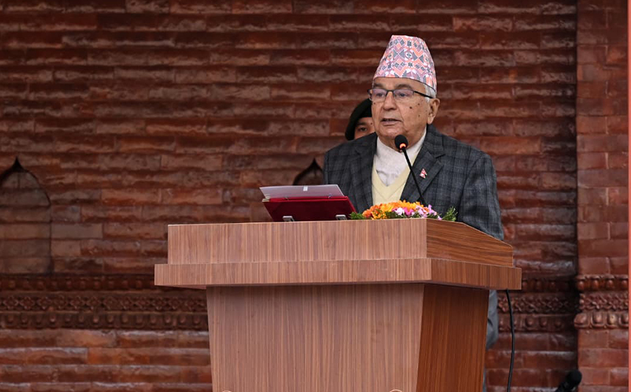 निर्वाचन लोकतन्त्रको मेरुदण्ड : राष्ट्रपति