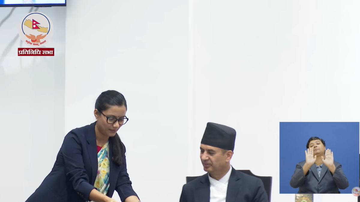 निर्वाचनसम्बन्धी दुई विधेयक प्रस्तुत